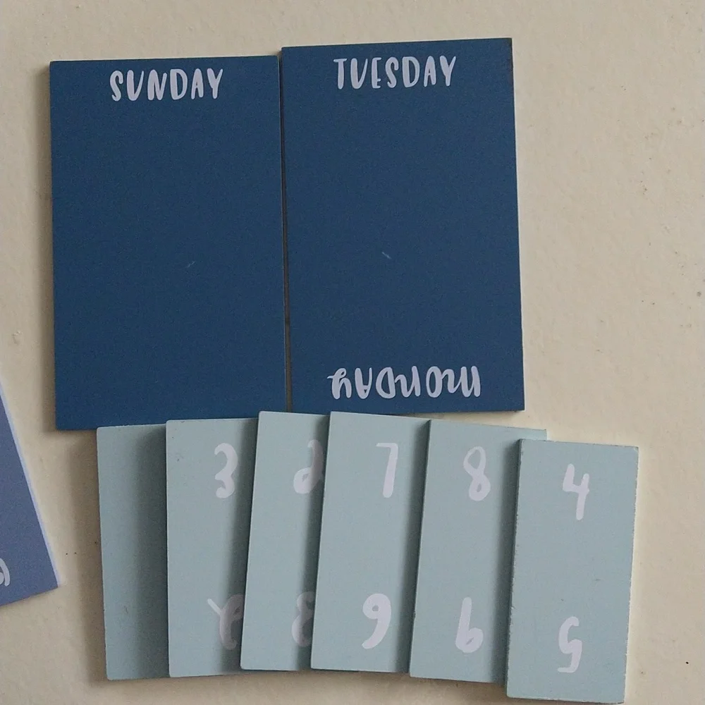 Teachers Desk Gift Wooden Desk Calendar